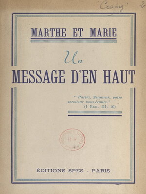 cover image of Marthe et Marie